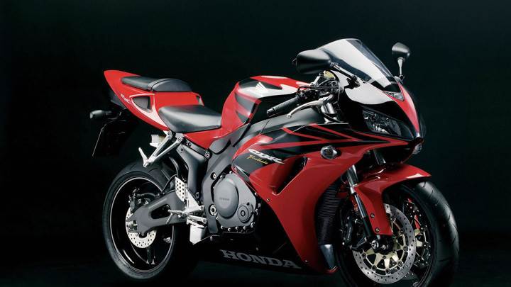 Red Color Honda CBR 1000RR Front Side Pose
